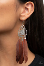 Load image into Gallery viewer, Paparazzi ♥ Pretty in PLUMES - Brown ♥ E791