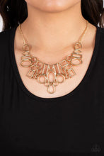 Load image into Gallery viewer, Paparazzi ♥ Geometric Grit - Gold ♥ N1414