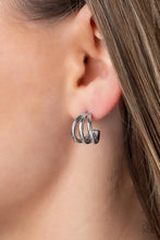 Load image into Gallery viewer, Paparazzi ♥ TRIPLE Down - Silver ♥ E781