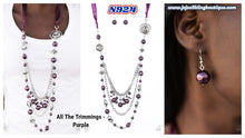 Load image into Gallery viewer, All The Trimmings - Purple N924