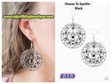 Load image into Gallery viewer, Choose To Sparkle - Black E553