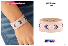 Load image into Gallery viewer, Cliff Glyphs - Pink BW121