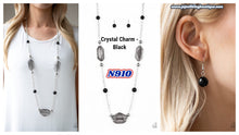 Load image into Gallery viewer, Crystal Charm - Black N910