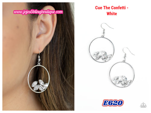 Cue The Confetti - White E620