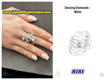 Load image into Gallery viewer, Dancing Diamonds - White R181