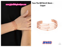 Load image into Gallery viewer, Face The METALLIC Music - Copper B402