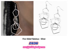 Load image into Gallery viewer, Five-Sided Fabulous - Silver E636