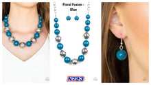 Load image into Gallery viewer, Floral Fusion - Blue N723