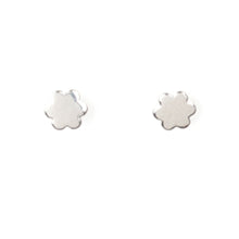 Load image into Gallery viewer, Starlet Shimmer Post Earring - Silver Cloud C131