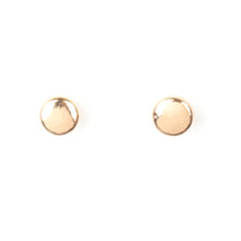 Load image into Gallery viewer, Starlet Shimmer Post Earring - Gold Circle C126