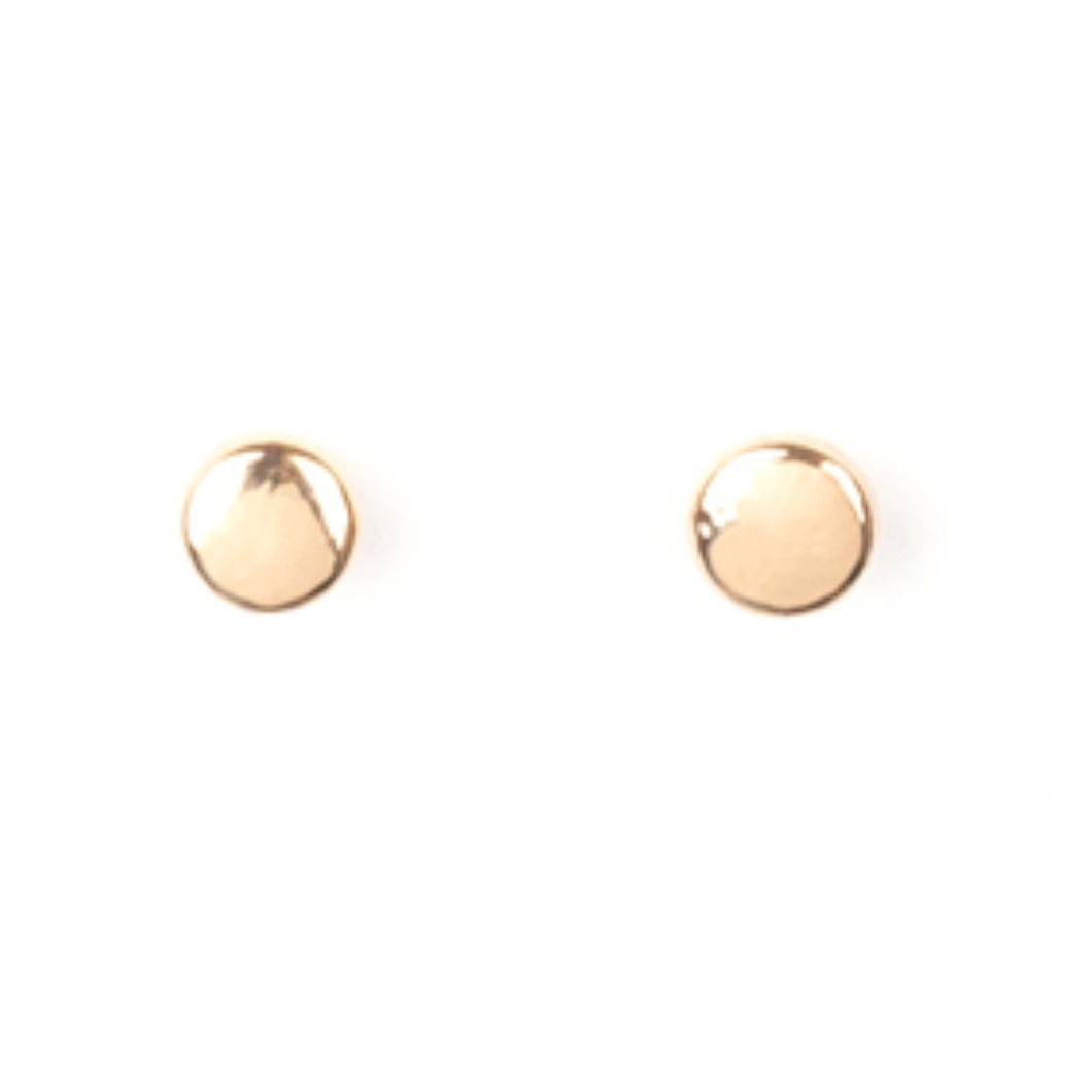 Starlet Shimmer Post Earring - Gold Circle C126