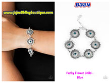 Load image into Gallery viewer, Funky Flower Girl - Blue B324