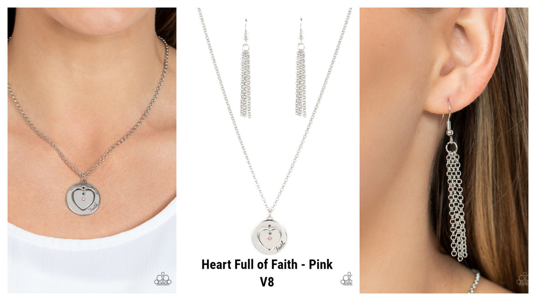 Heart Full of Faith - Pink V8