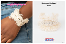 Load image into Gallery viewer, Homespun Hardware - White B409