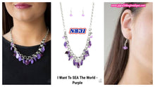 Load image into Gallery viewer, I Want To SEA The World - Purple N831