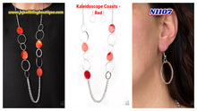 Load image into Gallery viewer, Kaleidoscope Coasts - Red N1107