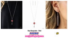 Load image into Gallery viewer, Key Keepsake - Red N1295