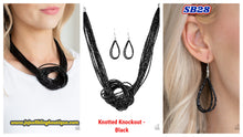 Load image into Gallery viewer, Knotted Knockout - Black SB28