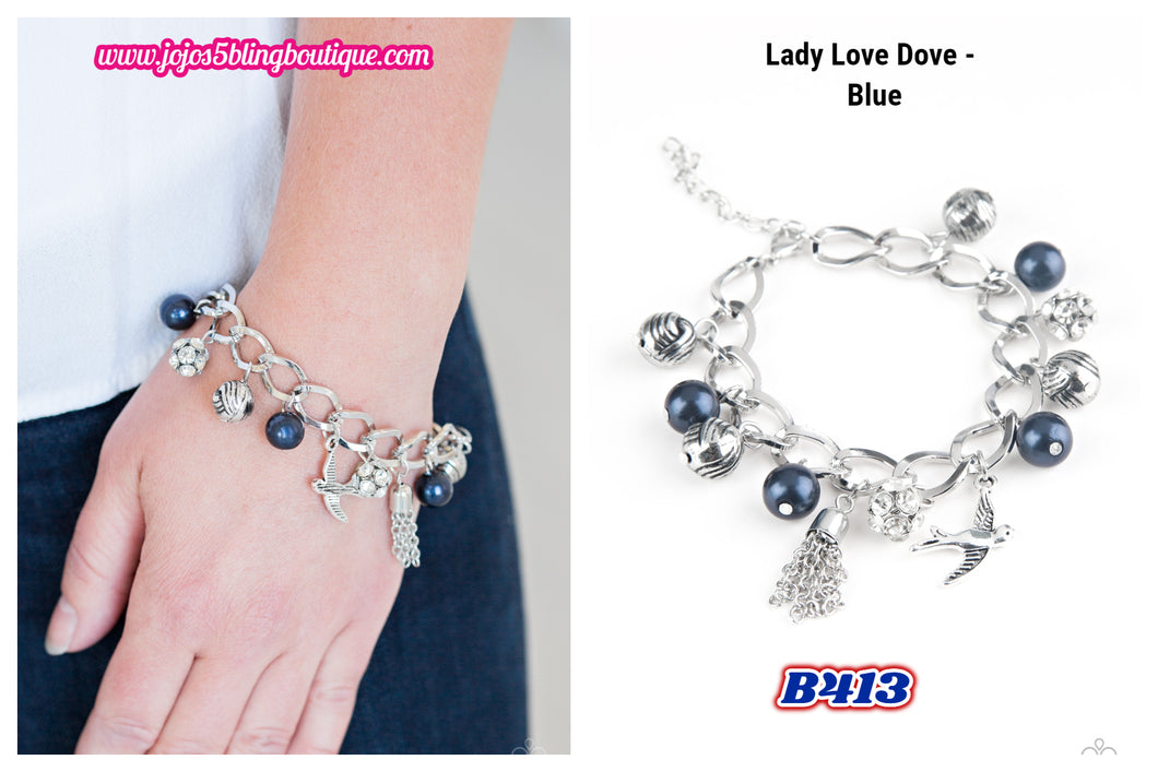 Lady Love Dove - Blue B413