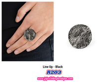 Load image into Gallery viewer, Line Up - Black R203