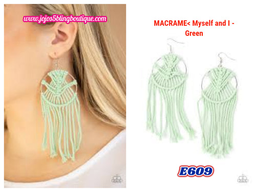 MACRAME, Myself, and I - Green E609