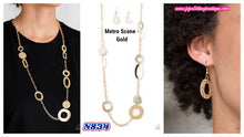 Load image into Gallery viewer, Metro Scene - Gold N834