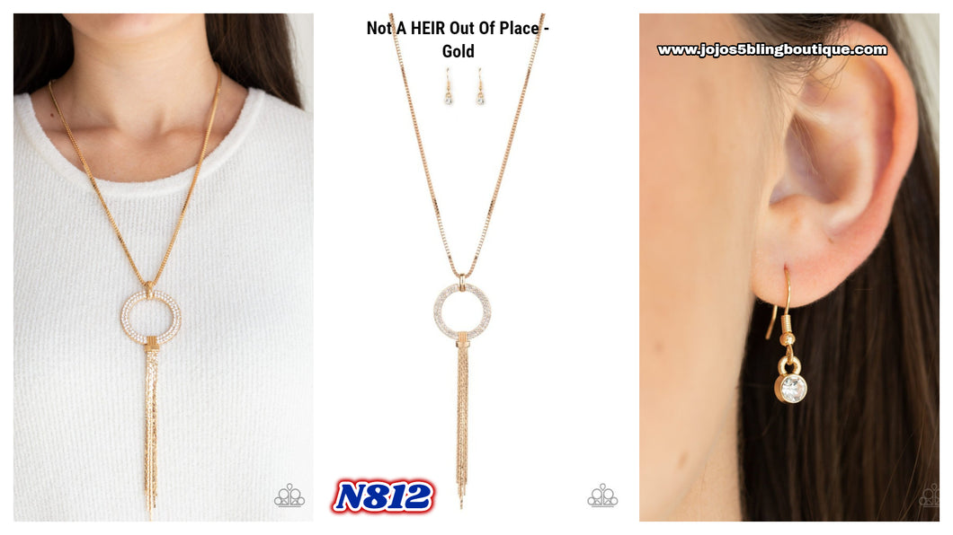 Not A HEIR Out Of Place - Gold N812