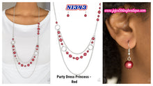 Load image into Gallery viewer, Party Dress Princess - Red N1343
