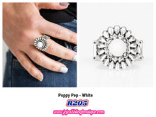 Load image into Gallery viewer, Poppy Pep - White R205