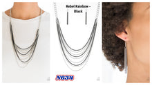 Load image into Gallery viewer, Rebel Rainbow - Black N634