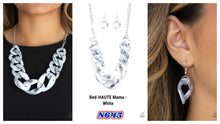 Load image into Gallery viewer, Red-HAUTE Mama - White N645