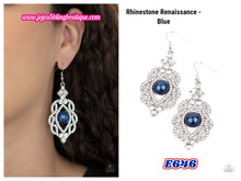 Load image into Gallery viewer, Rhinestone Renaissance - Blue E646