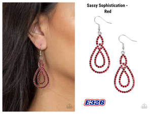 Sassy Sophistication - Red E326