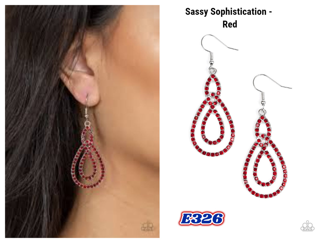 Sassy Sophistication - Red E326