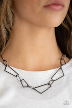 Load image into Gallery viewer, Shattering Records Necklace &amp; Shattered Shine Bracelet - Black S54