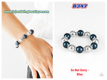 Load image into Gallery viewer, So Not Sorry - Blue B347