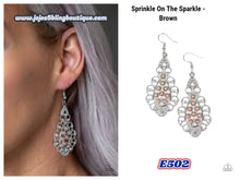 Load image into Gallery viewer, Sprinkle On The Sparkle - Brown E502