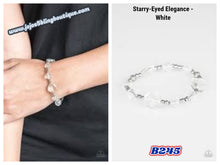 Load image into Gallery viewer, Starry-Eyed Elegance - White B245