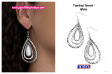 Load image into Gallery viewer, Teardrop Torrent - White E650