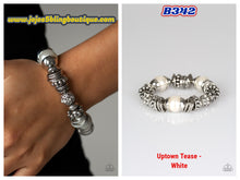 Load image into Gallery viewer, Uptown Tease - White B342