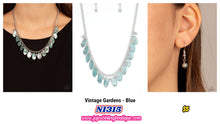 Load image into Gallery viewer, Vintage Gardens - Blue N1315