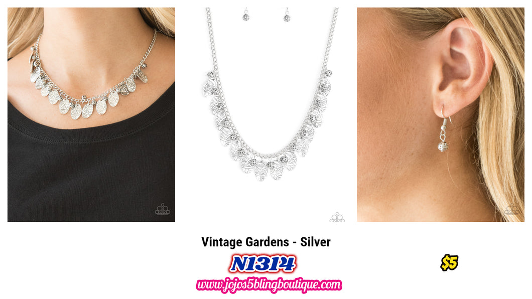 Vintage Gardens - Silver N1314