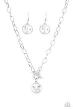 Load image into Gallery viewer, She Sparkles On Necklace &amp; All Aglitter Bracelet - White S26