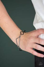 Load image into Gallery viewer, Shattering Records Necklace &amp; Shattered Shine Bracelet - Black S54
