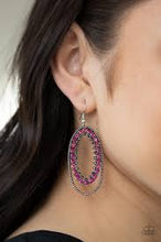 Load image into Gallery viewer, Money Mood Necklace &amp;  Marry Into Money Earrings - Pink S46