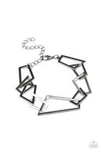Load image into Gallery viewer, Shattering Records Necklace &amp; Shattered Shine Bracelet - Black S54
