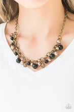 Load image into Gallery viewer, The GRIT Crowd Necklace &amp; Grit And Glamour Bracelet - Black Set - S66